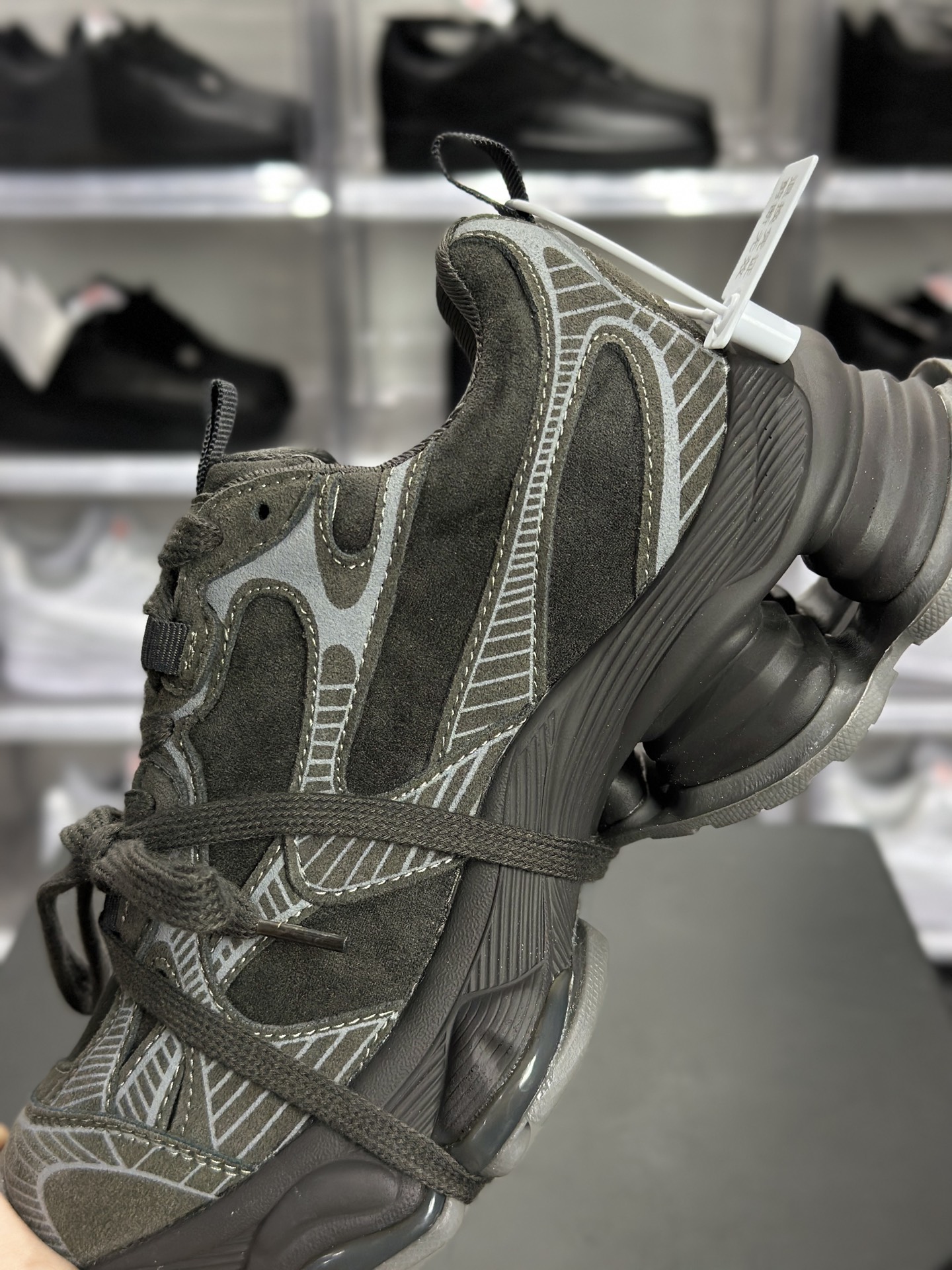 权威实拍 NP626813 新货GG-CC 深灰配色厚底复古老爹鞋 G25X8557B-Top High Quatity Cheap Sneakers Fashion Clothing Clothes Bags handbags Shoes of all Brand wholesale With The best Quality And Beautiful Price from China Factory Chinese suppliers wholesaler seller 权威实拍 NP626813 新货GG-CC 深灰配色厚底复古老爹鞋 G25X8557B
