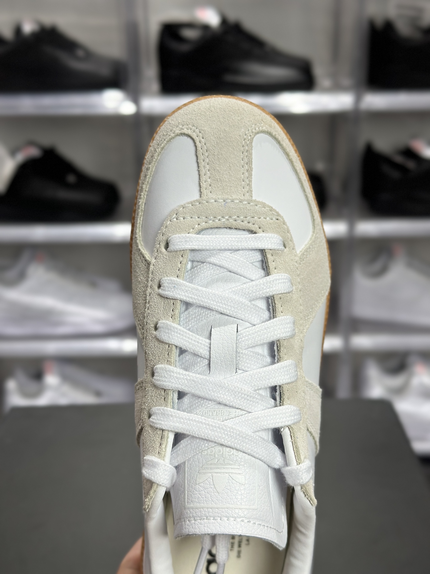 240 adidas Originals BW Army 米白灰配色 德训鞋 JR2002