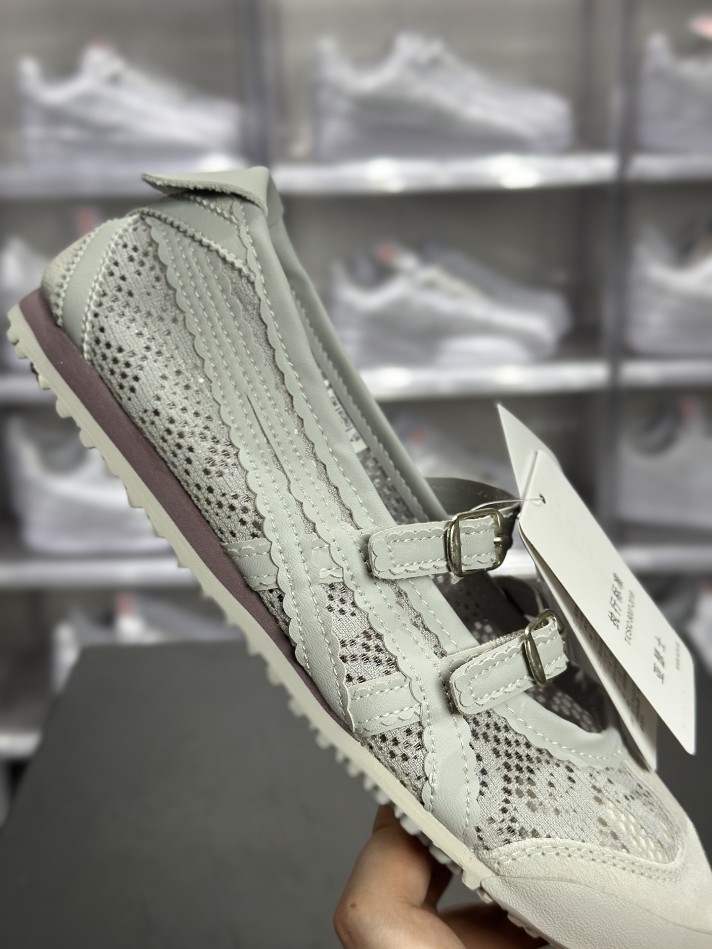 Onitsuka Tiger(鬼冢虎)Mexico 66 TGRS 网面玛丽珍鞋 1182A705-020 Onitsuka Tiger(鬼冢虎)Mexico 66 TGRS 网面玛丽珍鞋 1182A705-020