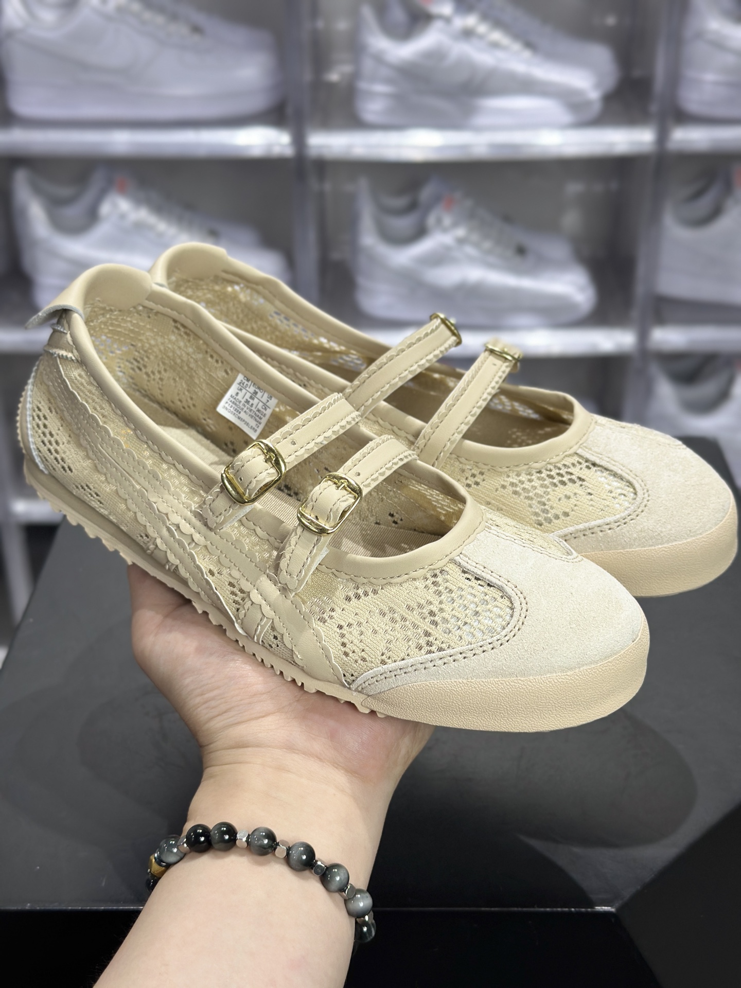 Onitsuka Tiger(鬼冢虎)Mexico 66 TGRS 网面玛丽珍鞋 1182A705-250 浅米色款-Top High Quatity Cheap Sneakers Fashion Clothing Clothes Bags handbags Shoes of all Brand wholesale With The best Quality And Beautiful Price from China Factory Chinese suppliers wholesaler seller Onitsuka Tiger(鬼冢虎)Mexico 66 TGRS 网面玛丽珍鞋 1182A705-250 浅米色款