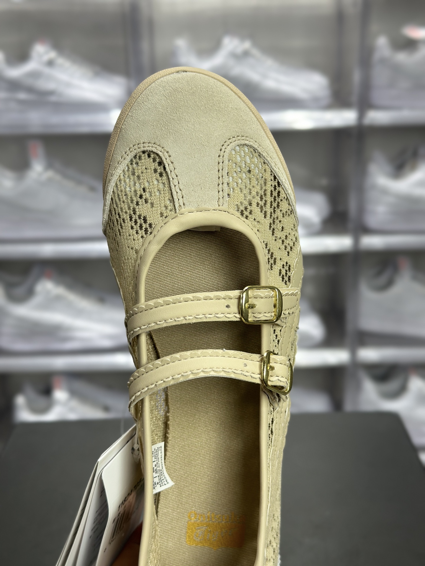 Onitsuka Tiger(鬼冢虎)Mexico 66 TGRS 网面玛丽珍鞋 1182A705-250 浅米色款-Top High Quatity Cheap Sneakers Fashion Clothing Clothes Bags handbags Shoes of all Brand wholesale With The best Quality And Beautiful Price from China Factory Chinese suppliers wholesaler seller Onitsuka Tiger(鬼冢虎)Mexico 66 TGRS 网面玛丽珍鞋 1182A705-250 浅米色款