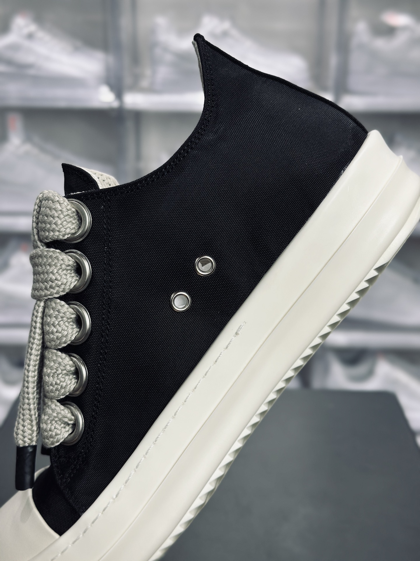 420 Rickowens 瑞克 欧文斯 粗鞋带 高街休闲板鞋