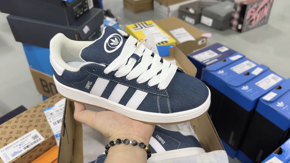 adidas Campus 00s denim sneaker, shown in the original source video.