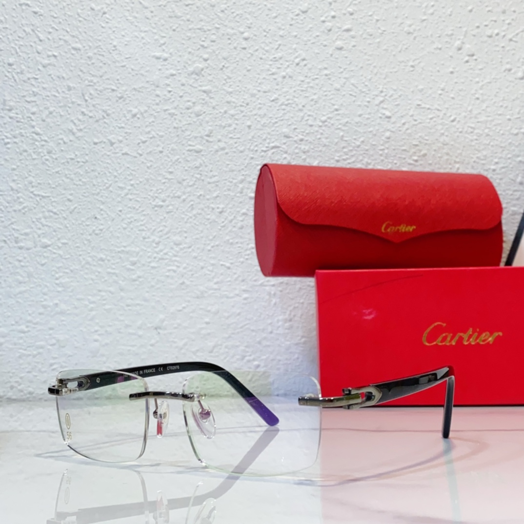 NO:268633,1 Cartie*MODELCT02870SIZE56-Port 18-Titanium ~~Glasses sunglasses, glasses, cartier198609091 Cartie*MODELCT02870SIZE56口18- 钛～～眼镜墨镜太阳镜,眼镜,cartier,glasses