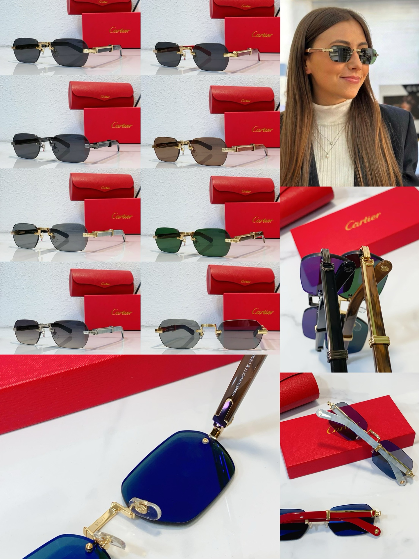 까르띠에 선글라스 72392 Cartier Sunglasses