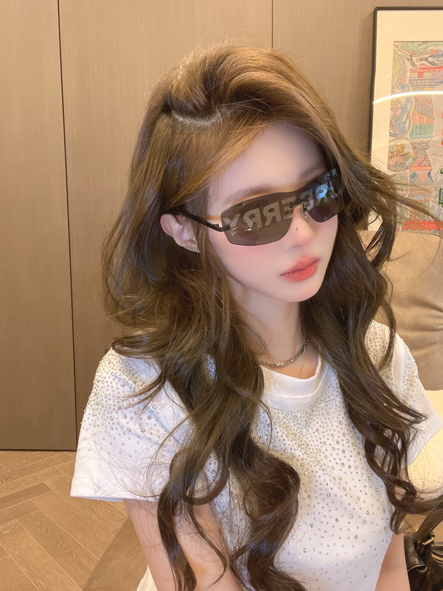  🛰️Burberry 超🆒飞行墨镜   Model B8934/S
欧美风一体防晒护目镜🥽     S