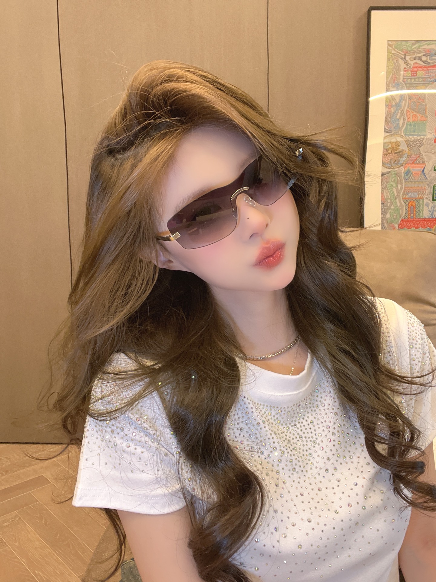  🛰️Burberry 超🆒飞行墨镜   Model B8934/S
欧美风一体防晒护目镜🥽     S
