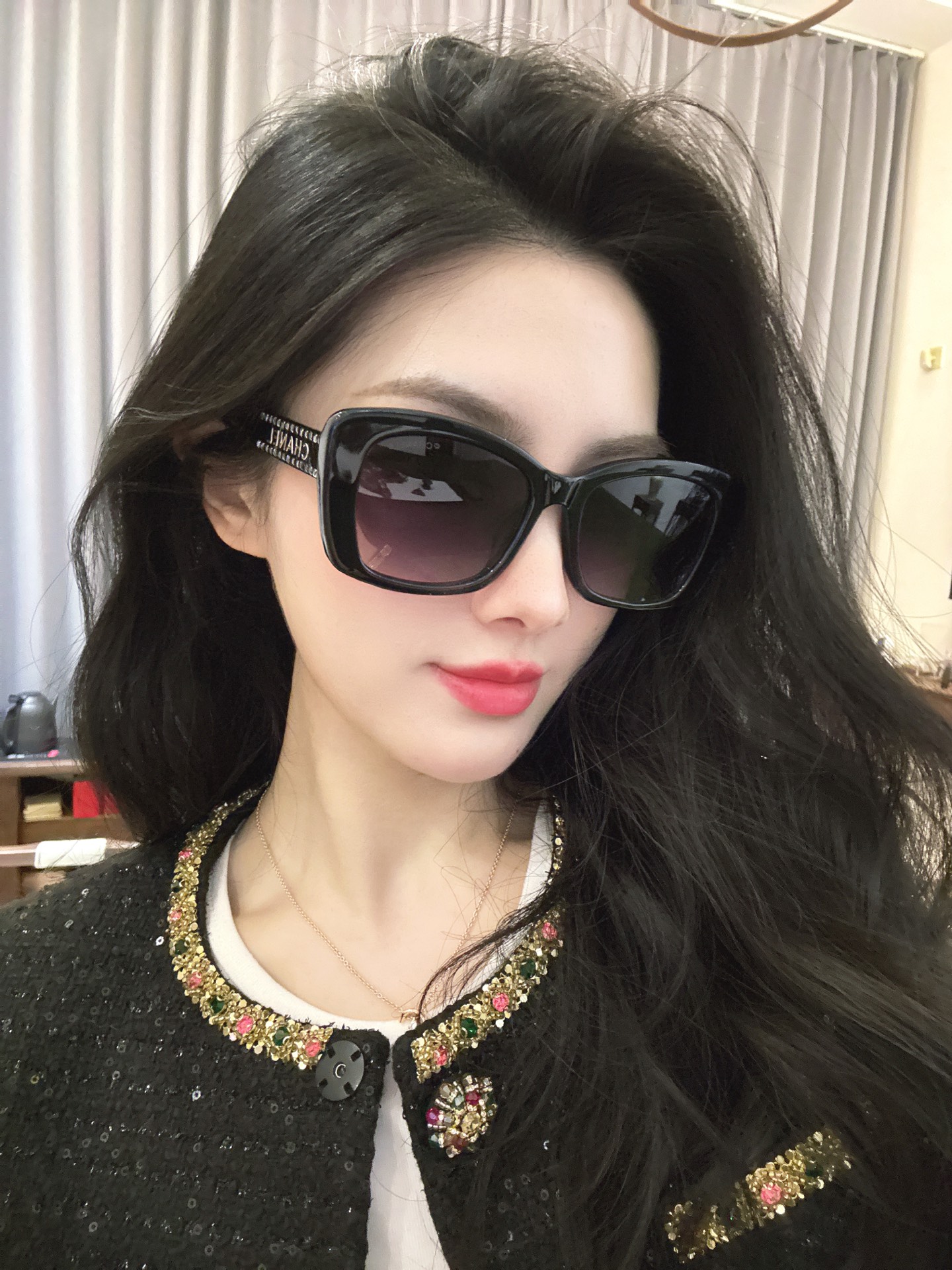  𝘊𝘏𝘈𝘕𝘌𝘓  
MODEL：CH9163B
SIZE54口19-145
