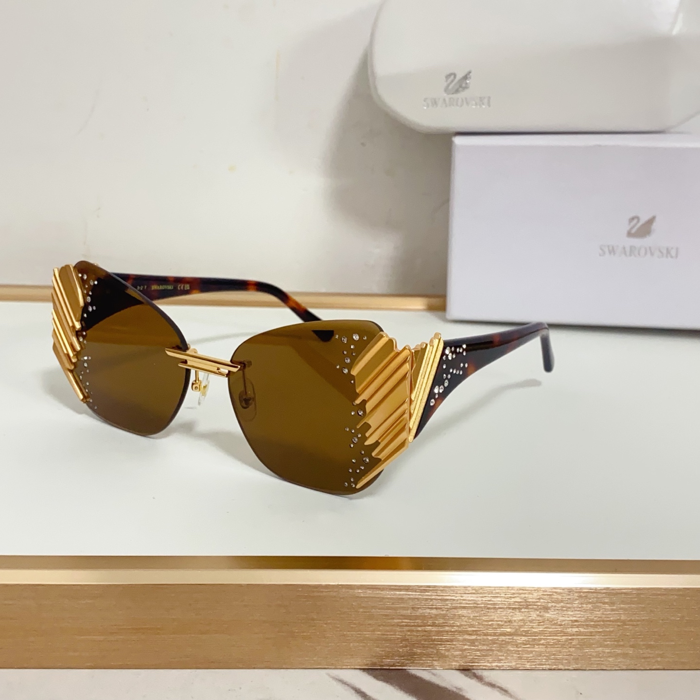 NO:252884,SWAROVSK* OVERSIZed MODSK Size58-Odd 17 Glasses Sunglasses, Glasses, stuart weitzman, versace19860909SWAROVSK* OVERSIZed MODSK Size58口17 眼镜墨镜太阳镜,眼镜,stuart weitzman,versace,glasses