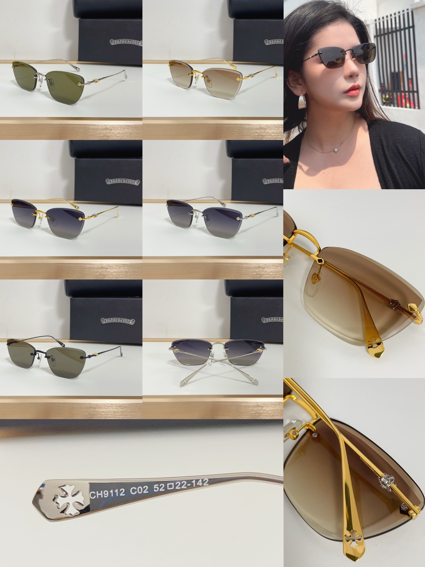 크롬하츠 선글라스 74113 Chrome Hearts Sunglasses