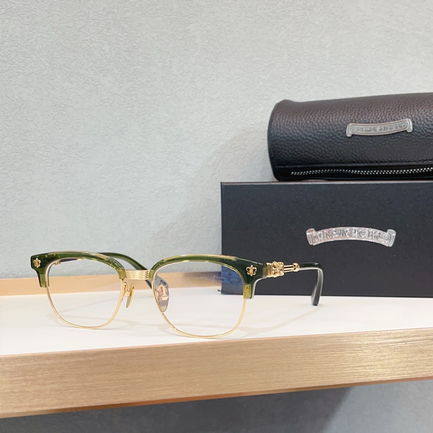 NO:355673,CHROME HEART*MODELBONENNOISSEUR II SIZE52-Odd 19-～Glasses Sunglasses, Glasses, Chrome hearts19860909CHROME HEART*MODELBONENNOISSEUR II SIZE52口19-～眼镜墨镜太阳镜,眼镜,chrome hearts,glasses