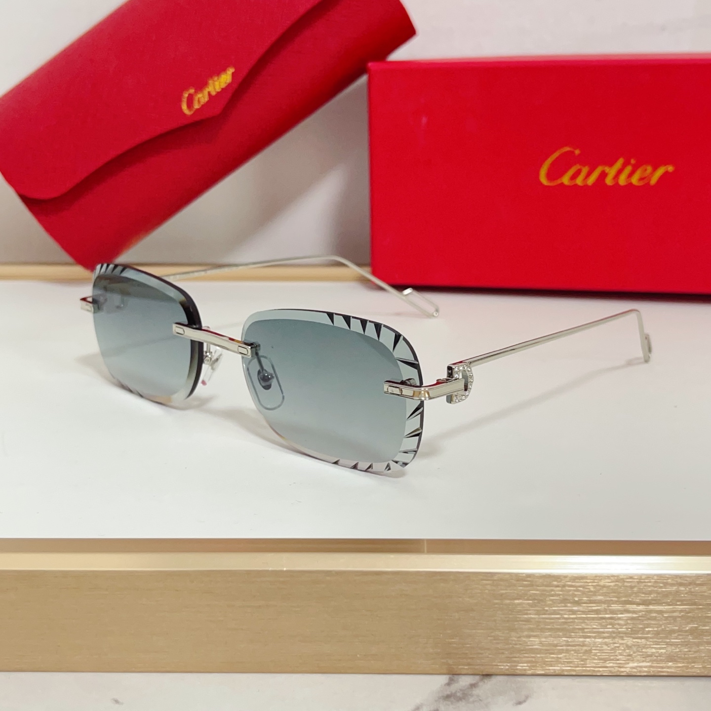 NO:357988,Cartier MODCT01620 Size59-port 18, color-changing glasses, sunglasses, glasses, cartier19860909Cartier MODCT01620 Size59口18 ,变色眼镜墨镜太阳镜,眼镜,cartier,glasses