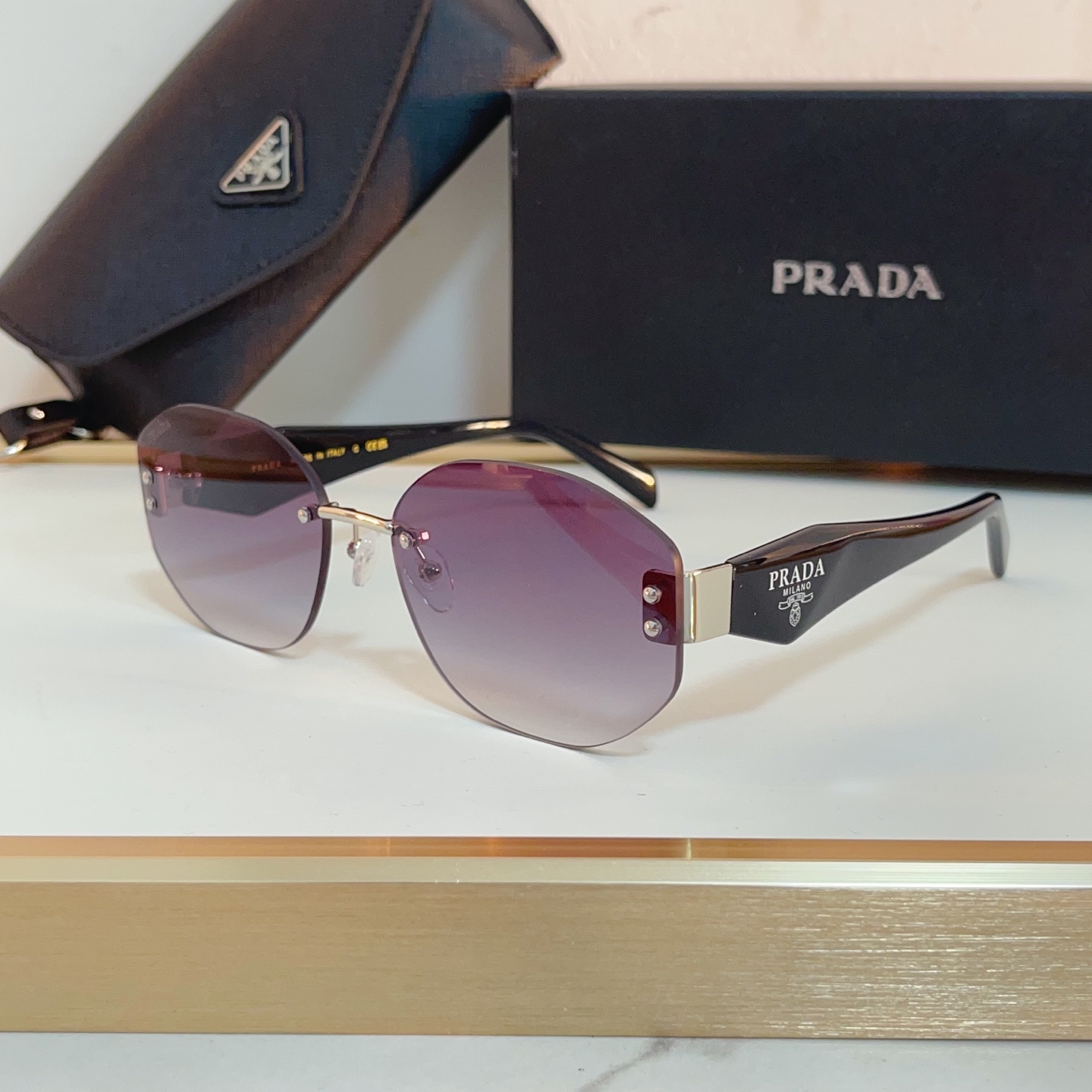 NO:357839,PRADA MODPR 8GSL28255 Size62-port 18 glasses sunglasses sunglasses, glasses, prada19860909PRADA MODPR 8GSL28255 Size62口18 眼镜墨镜太阳镜,眼镜,prada,glasses