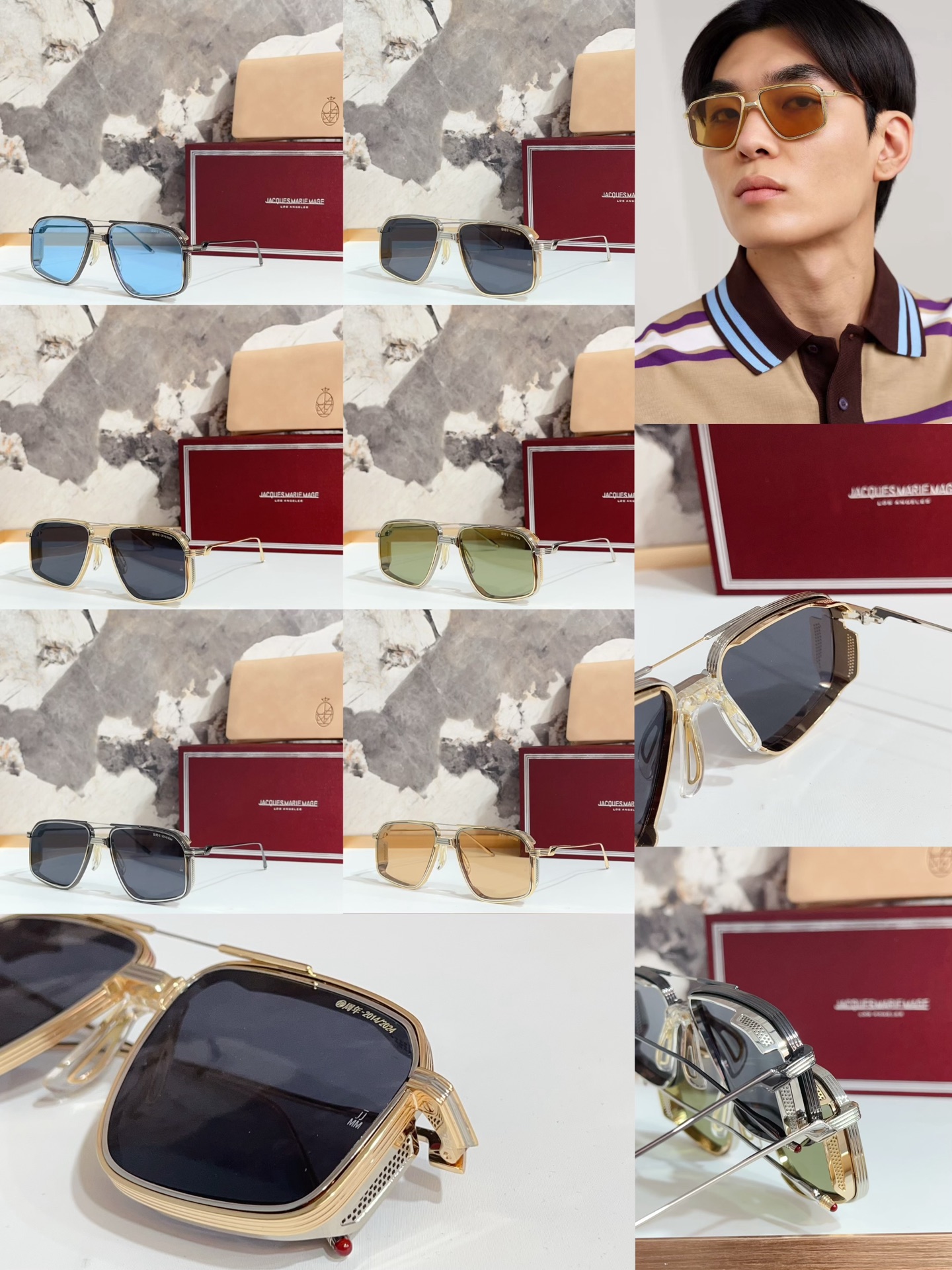 자크마리마지 선글라스 56699 Jacques Marie Mage Sunglasses