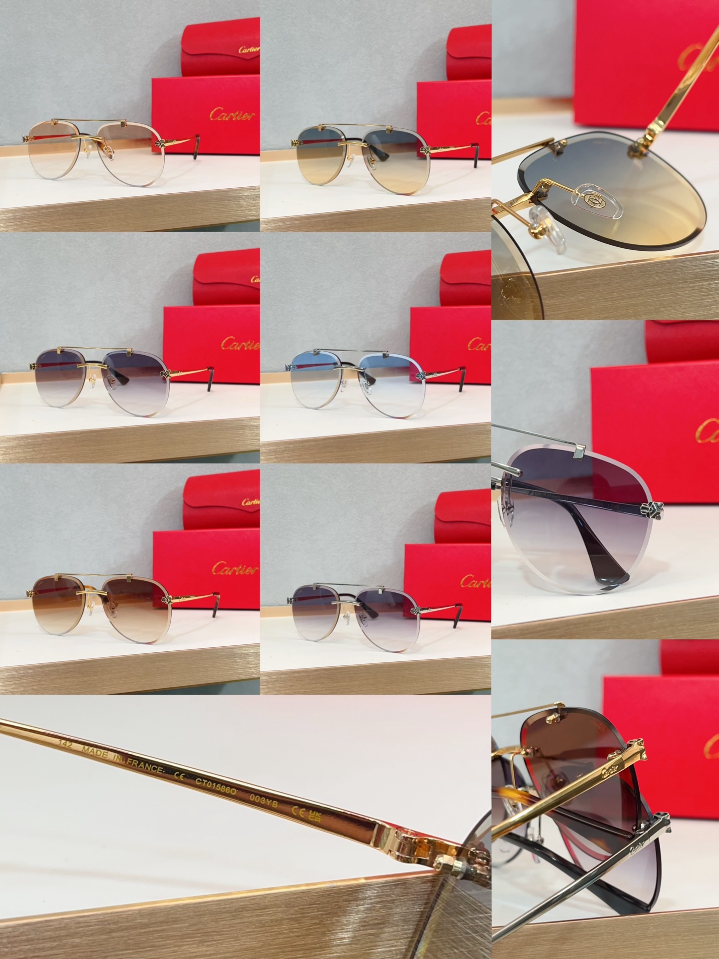 까르띠에 선글라스 72230 Cartier Sunglasses