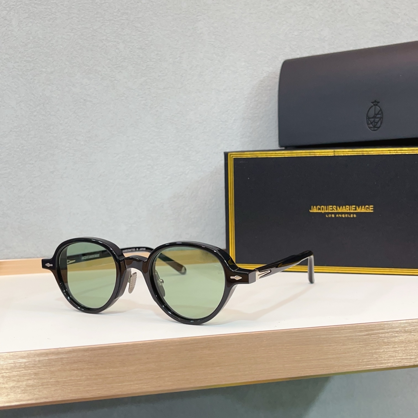 NO:362467,Round JACQUES MARIE MAGE Japanese handmade glasses MODELCLARK SIZE:45-22 glasses sunglasses sunglasses, glasses19860909圆型JACQUES MARIE MAGE 日本手工眼镜 MODELCLARK SIZE:45-22 眼镜墨镜太阳镜,眼镜,glasses