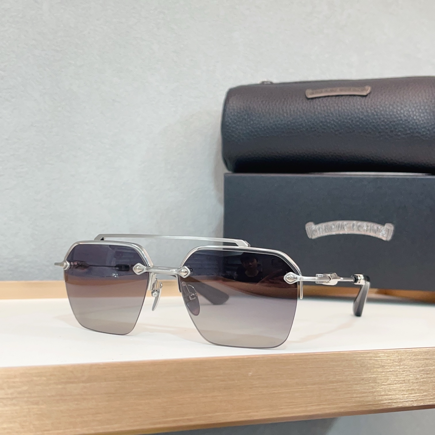 NO:368297,CHROME HEART*MODELAMBIDIXTROUS SIZE52-Odd 19-～Glasses Sunglasses, Glasses, Chrome hearts19860909CHROME HEART*MODELAMBIDIXTROUS SIZE52口19-～眼镜墨镜太阳镜,眼镜,chrome hearts,glasses