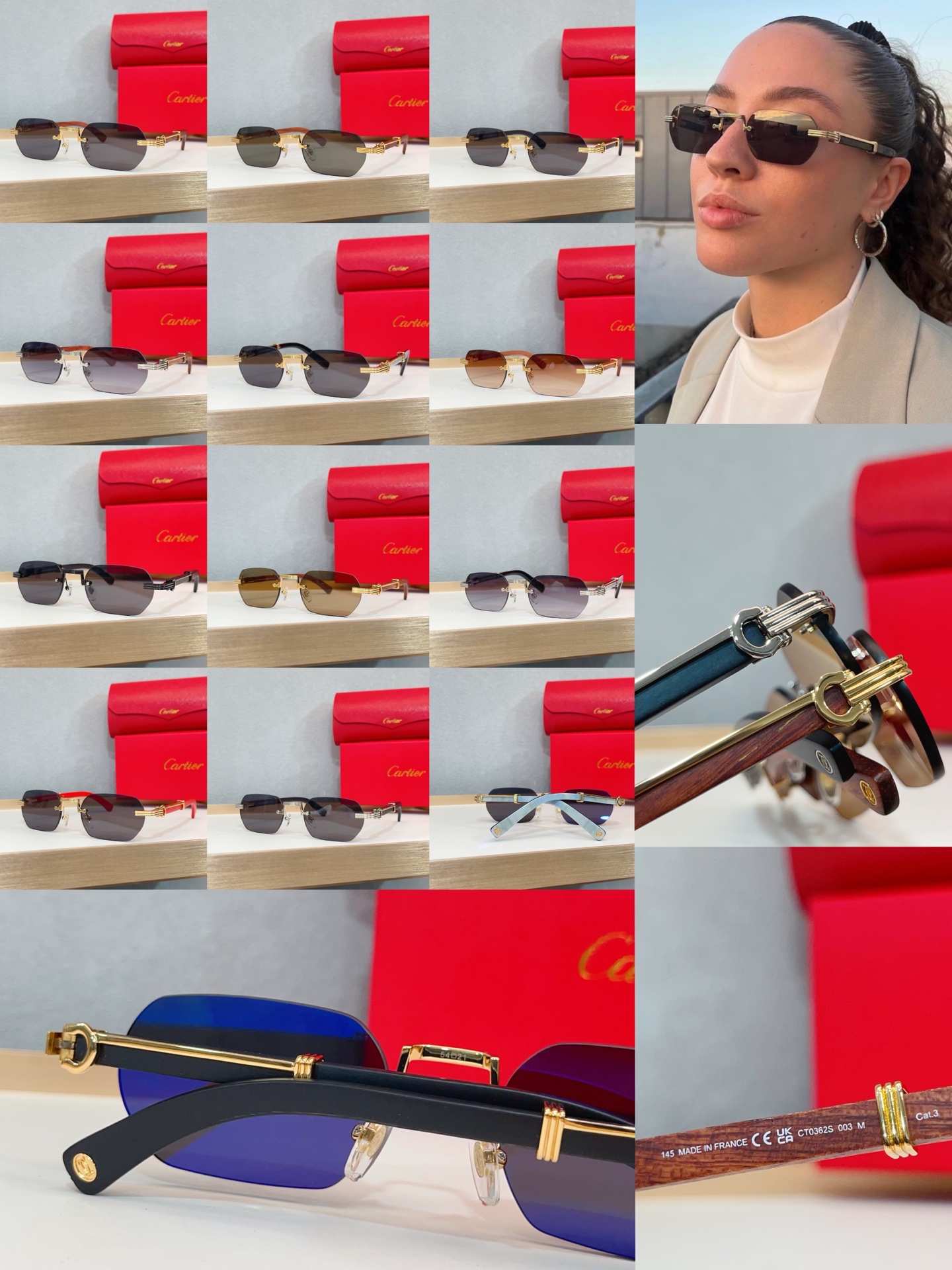 까르띠에 선글라스 72271 Cartier Sunglasses