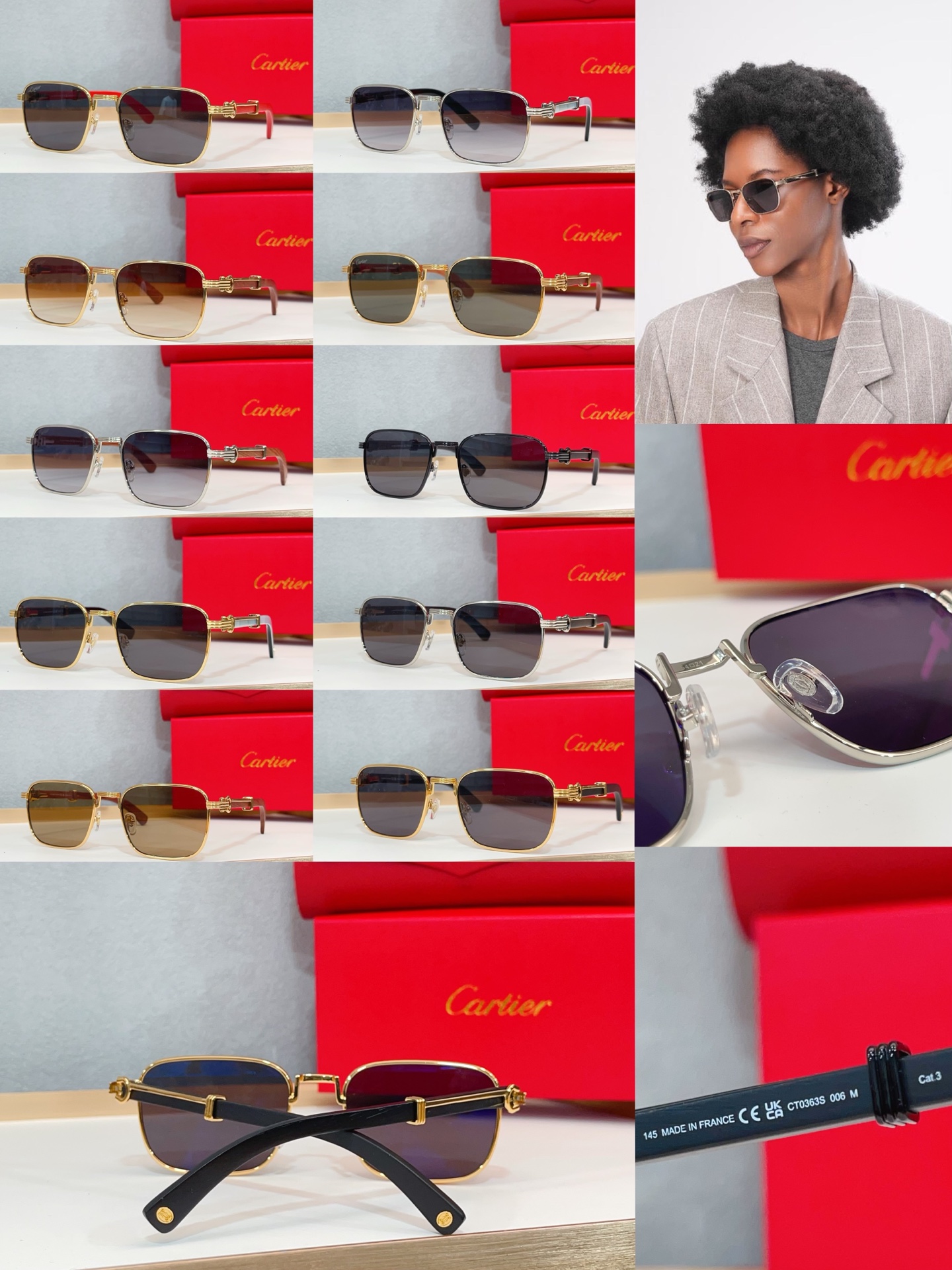 까르띠에 선글라스 72222 Cartier Sunglasses