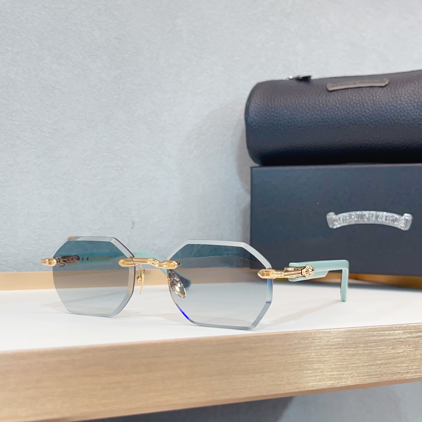 NO:373696,Chrome Hearts ModDEPPE II Size57-18-146 Irregular lens edging Glasses Sunglasses Sunglasses, glasses, chrome hearts, chrome hearts19860909克罗心 Chrome Hearts ModDEPPE II Size57-18-146 不规则镜片磨边 眼镜墨镜太阳镜,眼镜,chrome hearts,chrome hearts,glasses