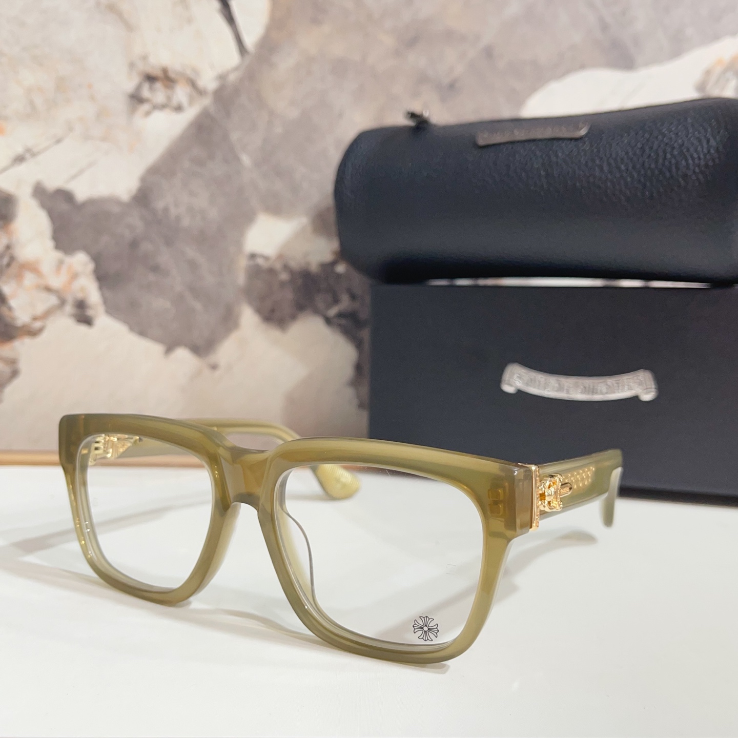 NO:373660,Chrome Hearts MODEL: BOX OFFICER MIST SIZE: 56-door 19-, glasses, sunglasses, glasses, off white, chrome hearts19860909Chrome Hearts MODEL: BOX OFFICER MIST SIZE:56口19-,眼镜墨镜太阳镜,眼镜,off white,chrome hearts,glasses