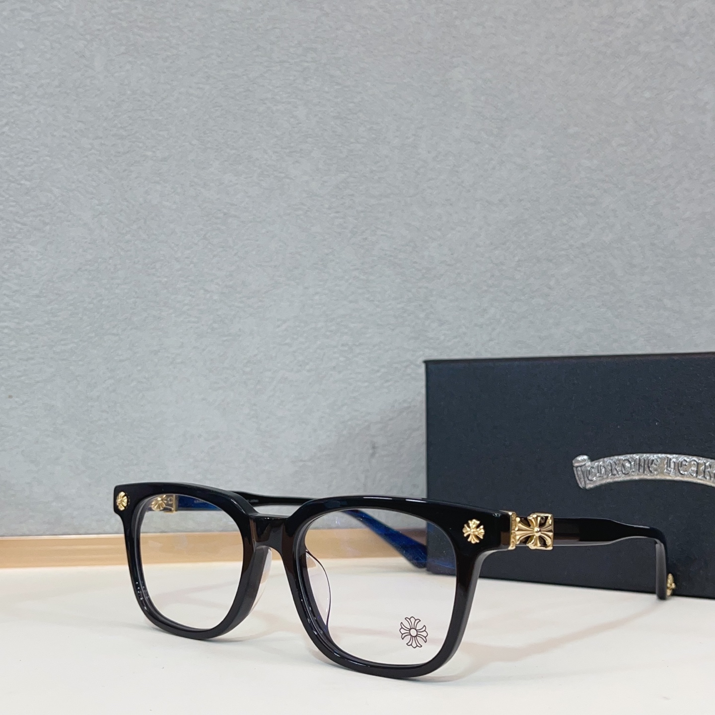 NO:374279,CHROME HEART*MODEL:COX UCKERSIZE:52-Odd 20-Glasses Sunglasses, Glasses, Chrome Hearts19860909CHROME HEART*MODEL:COX UCKERSIZE:52口20-眼镜墨镜太阳镜,眼镜,chrome hearts,glasses