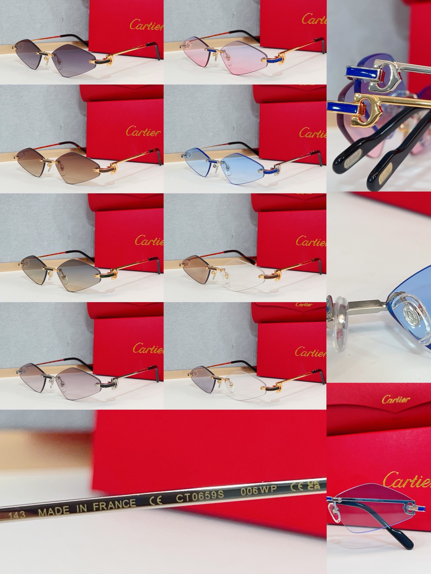 까르띠에 선글라스 72252 Cartier Sunglasses