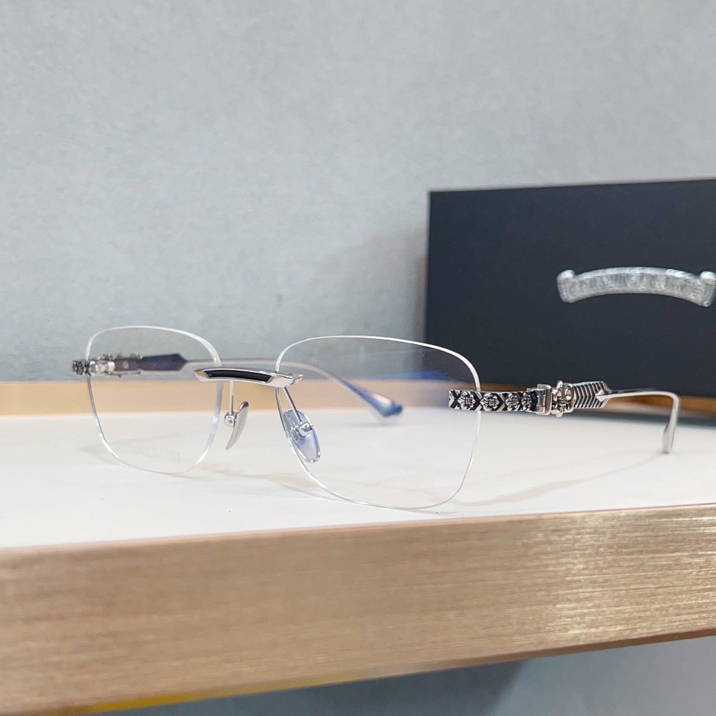 NO:376721,CHROME HEART*MODEL: CH8326SIZE: 53-door 18-146 glasses sunglasses, glasses, chrome hearts19860909CHROME HEART*MODEL: CH8326SIZE: 53口18-146眼镜墨镜太阳镜,眼镜,chrome hearts,glasses