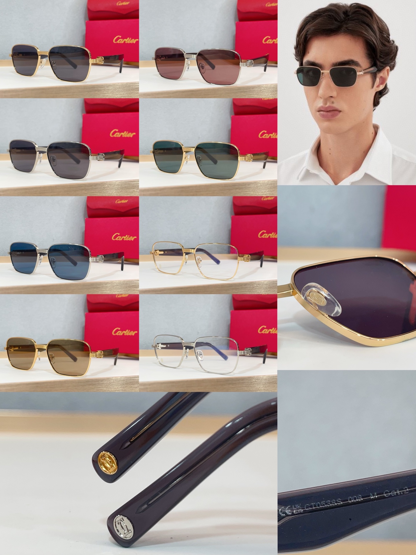 까르띠에 선글라스 72247 Cartier Sunglasses