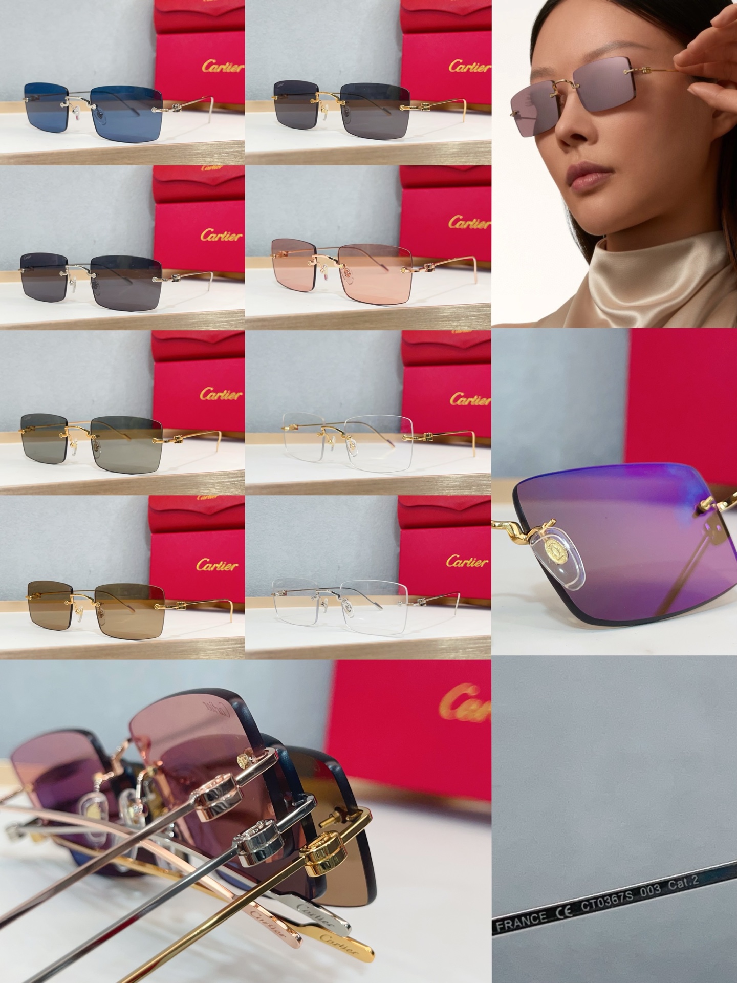 까르띠에 선글라스 72239 Cartier Sunglasses