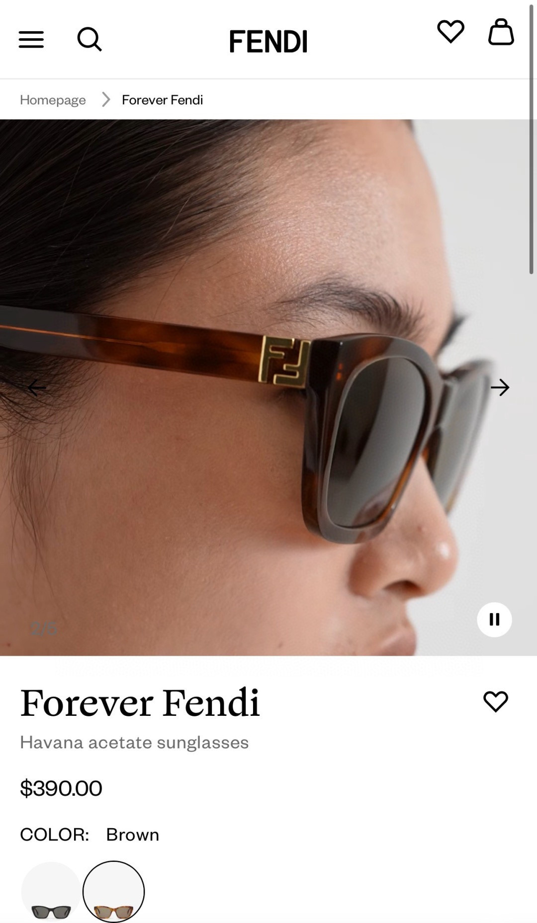 펜디 선글라스 74219 Fendi Sunglasses