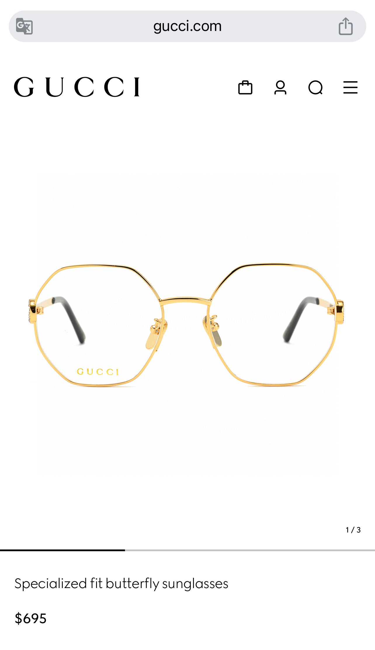 구찌 선글라스 72129 Gucci Sunglasses