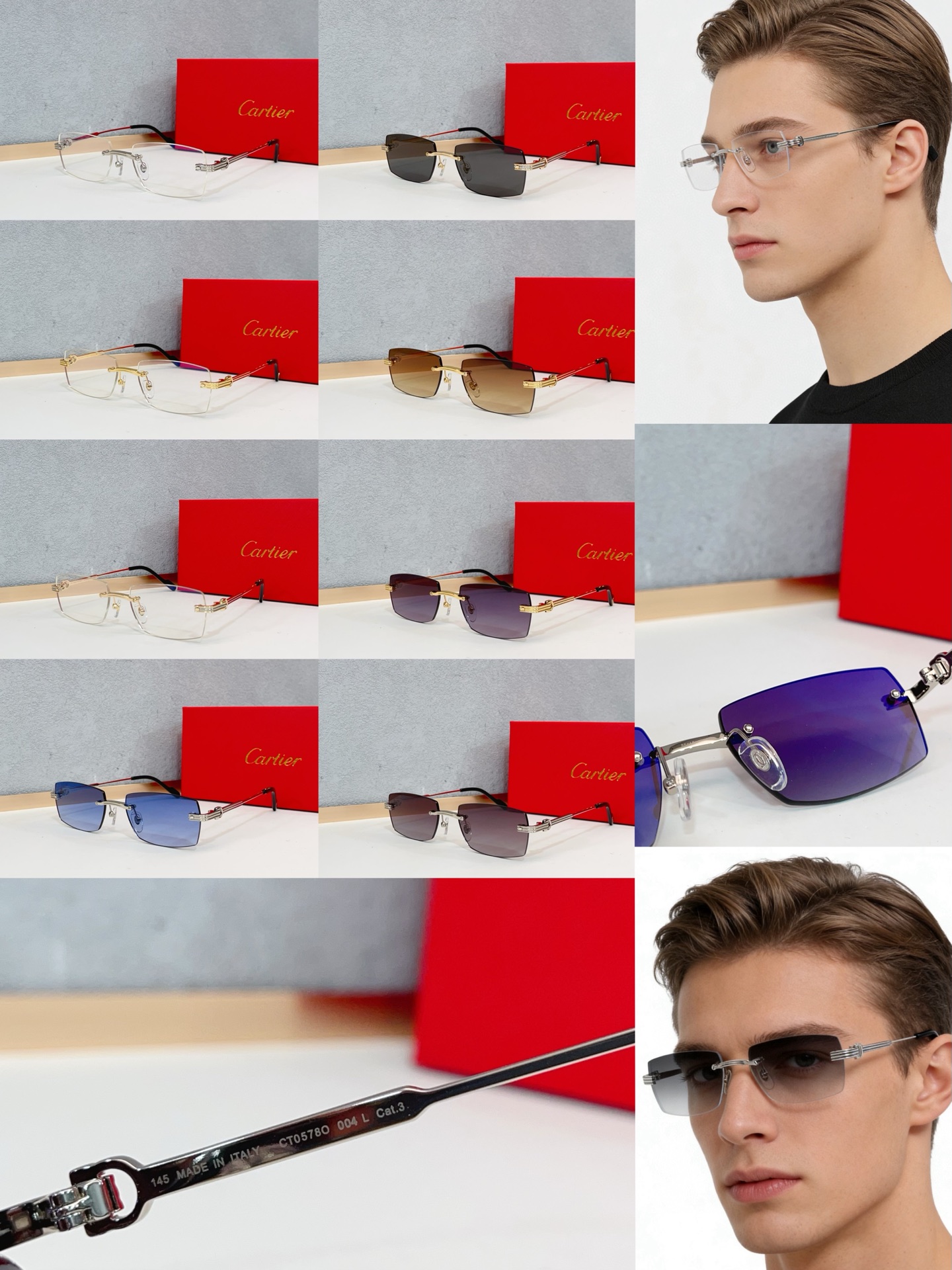 까르띠에 선글라스 72198 Cartier Sunglasses