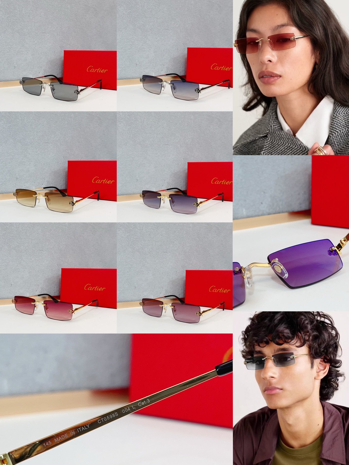 까르띠에 선글라스 72202 Cartier Sunglasses