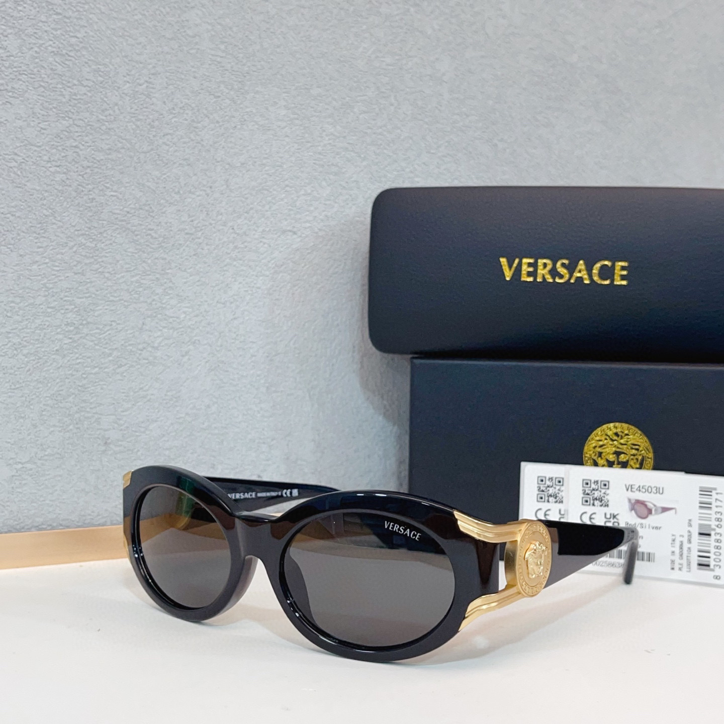 NO:726932,.VERSAC* MODELVE4503 SIZE55 mouth 18- glasses, sunglasses, sunglasses, glasses, versace19860909.VERSAC* MODELVE4503 SIZE55口18- 眼镜墨镜太阳镜,眼镜,versace,glasses