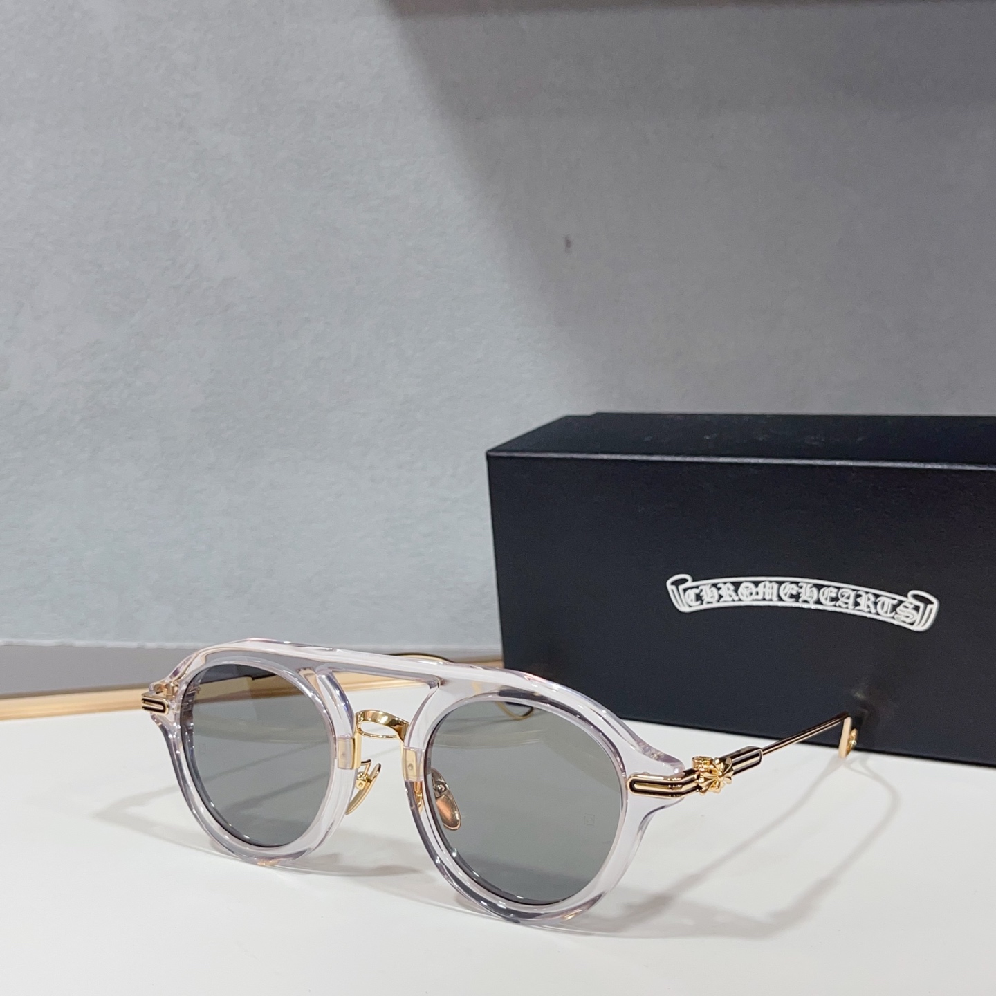 NO:765301,ChromeHearts MODHONEY TUNNEL size: 49 mouth 23- glasses, sunglasses, sunglasses, glasses, chrome hearts19860909ChromeHearts MODHONEY TUNNEL size:49口23- 眼镜墨镜太阳镜,眼镜,chrome hearts,glasses