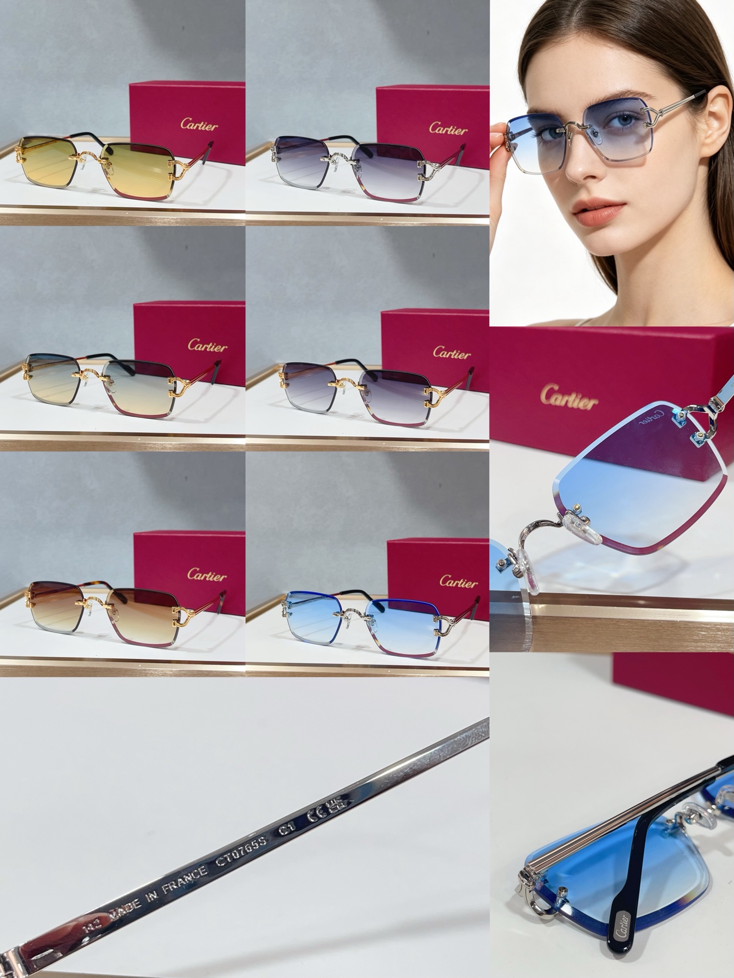 까르띠에 선글라스 72171 Cartier Sunglasses