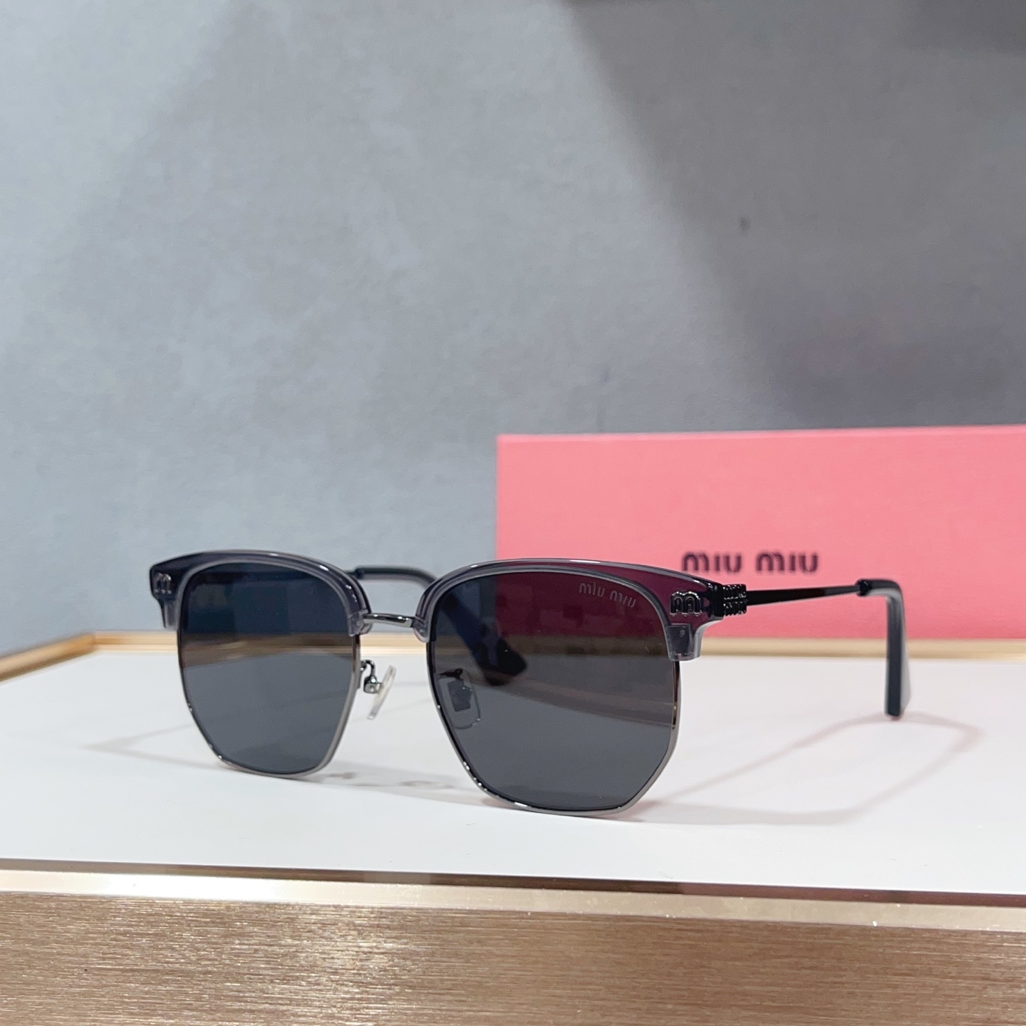 NO:883096,MIU MI* MODVMU 72ZS Size 52 mouth 19 glasses sunglasses sunglasses, glasses, miumiu19860909MIU MI* MODVMU 72ZS Size52口19 眼镜墨镜太阳镜,眼镜,miumiu,glasses