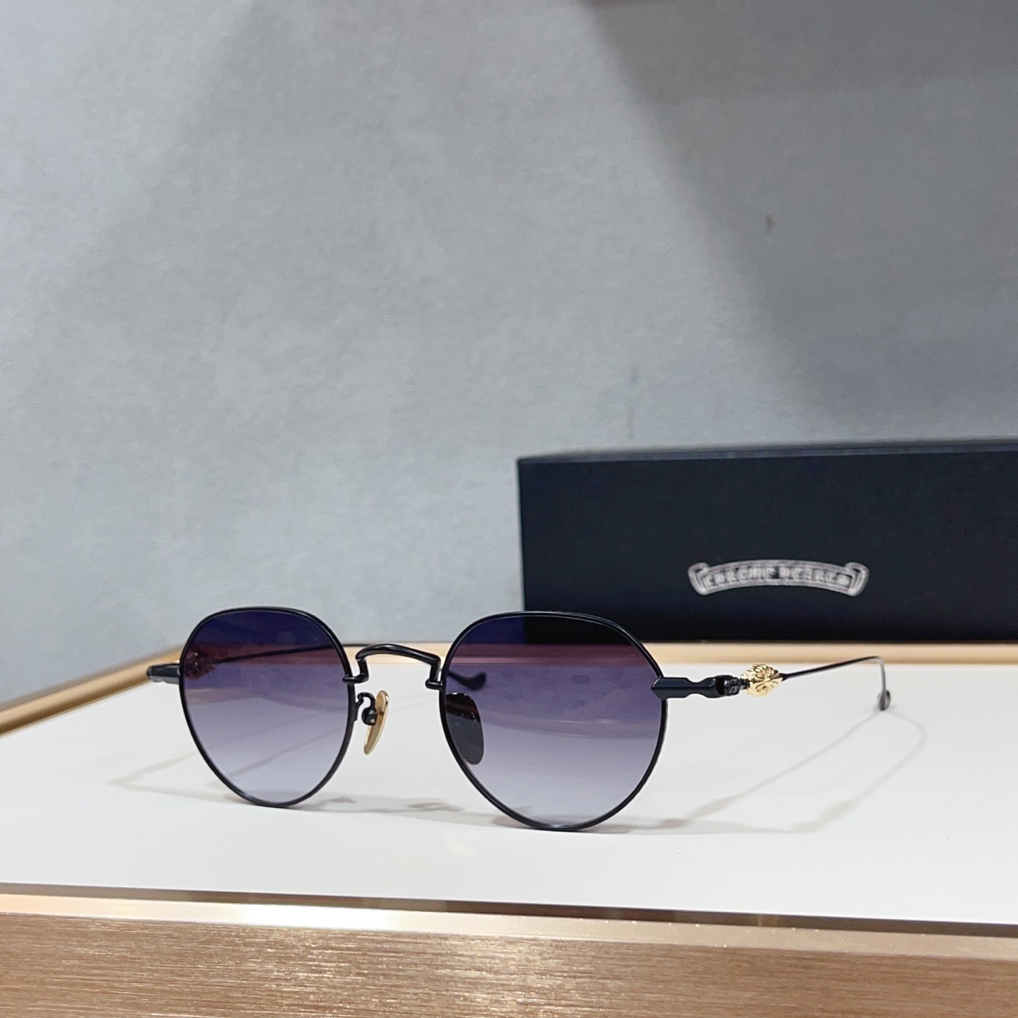 NO:882991,CHROME HEART*MODELVAGIDICTORIANSIZE48 mouth 22- glasses sunglasses sunglasses, glasses, chrome hearts19860909CHROME HEART*MODELVAGIDICTORIANSIZE48口22- 眼镜墨镜太阳镜,眼镜,chrome hearts,glasses
