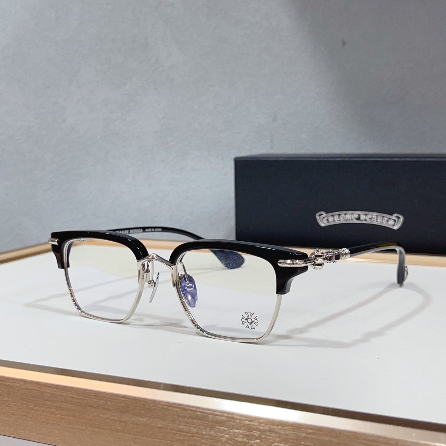 NO:896704,CHROME HEART*MODELNIPPLOPOLISSIZE53 mouth 19- glasses sunglasses sunglasses, glasses, chrome hearts19860909CHROME HEART*MODELNIPPLOPOLISSIZE53口19- 眼镜墨镜太阳镜,眼镜,chrome hearts,glasses