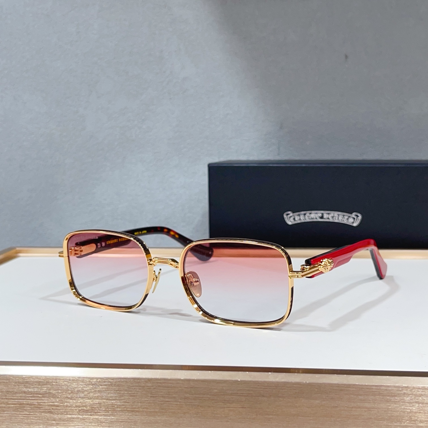 NO:897709,CHROME HEART MODELDEEP COK SIZE59 mouth 21-. Glasses, sunglasses, sunglasses, glasses, chrome hearts19860909CHROME HEART MODELDEEP COK SIZE59口21-. 眼镜墨镜太阳镜,眼镜,chrome hearts,glasses