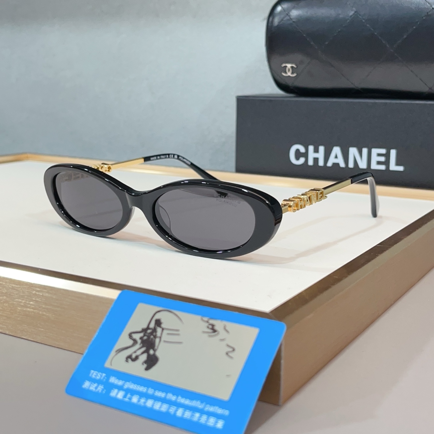 NO:897672,CHANE* Zhang Zifeng's same model MODELCH polarizer SIZE54 mouth 17-glasses, sunglasses, sunglasses, glasses, chanel19860909CHANE* 张子枫同款 MODELCH偏光片 SIZE54口17- 眼镜墨镜太阳镜,眼镜,chanel,glasses
