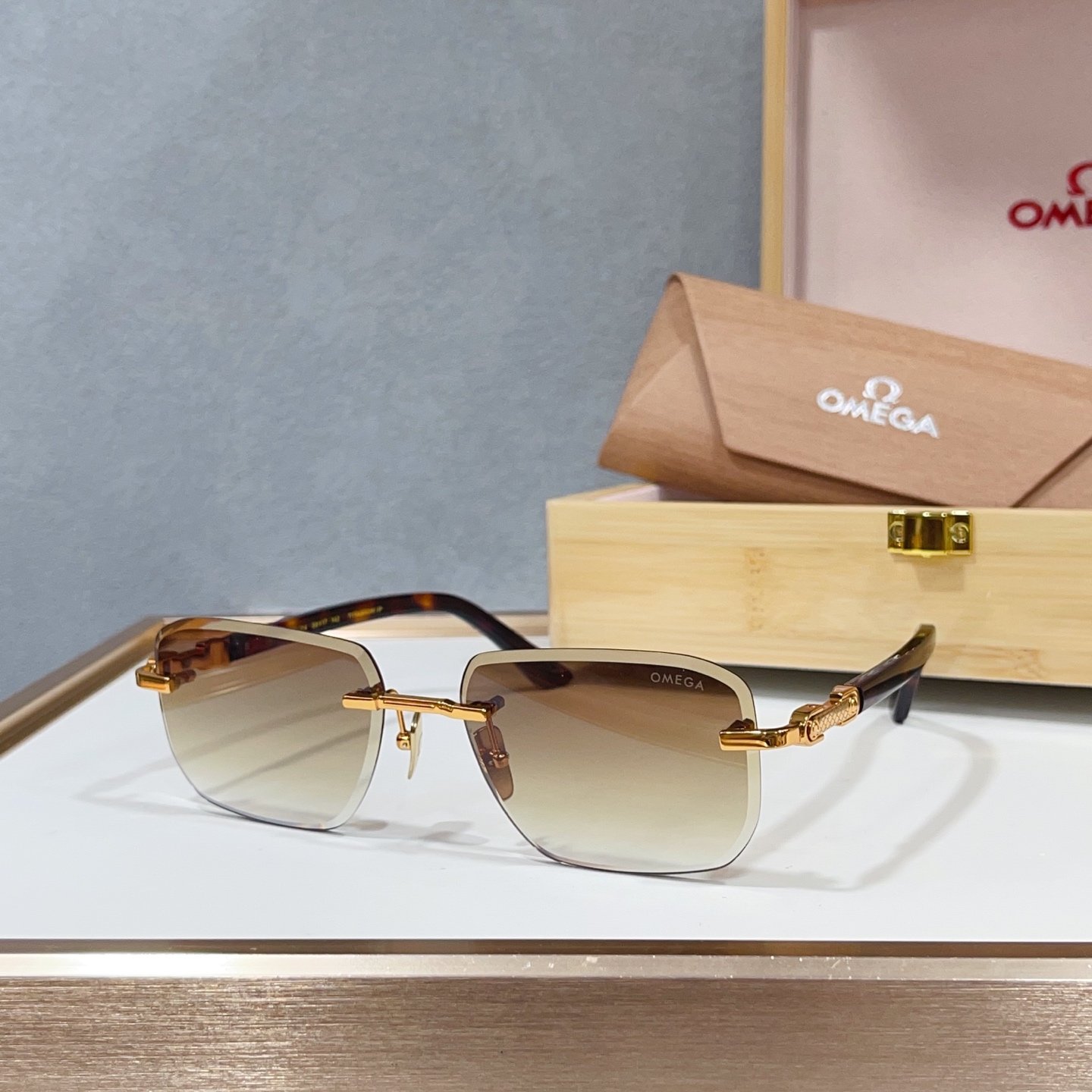 NO:949084,OMEGA MODELSS1313 SIZE58 mouth 17-142 18K-TITANIUM titanium glasses sunglasses sunglasses, glasses, omega19860909OMEGA 欧米茄 MODELSS1313 SIZE58口17-142 18K-TITANIUM 钛 眼镜墨镜太阳镜,眼镜,omega,glasses