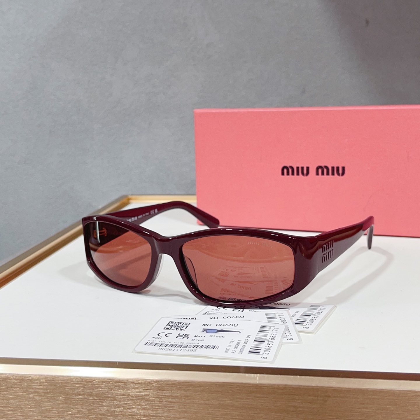 NO:948969,Official website synchronization MIUMI* MODMU C06S Size 61 mouth 16 - glasses, sunglasses, sunglasses, glasses, miumiu19860909官网同步MIUMI* MODMU C06S Size61口16- 眼镜墨镜太阳镜,眼镜,miumiu,glasses