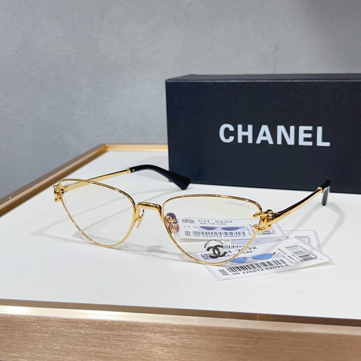 NO:951244,Chane* Mod CH2232 Size 55 mouth 15- glasses, sunglasses, sunglasses, glasses, chanel19860909Chane* Mod CH2232 Size 55口15- 眼镜墨镜太阳镜,眼镜,chanel,glasses