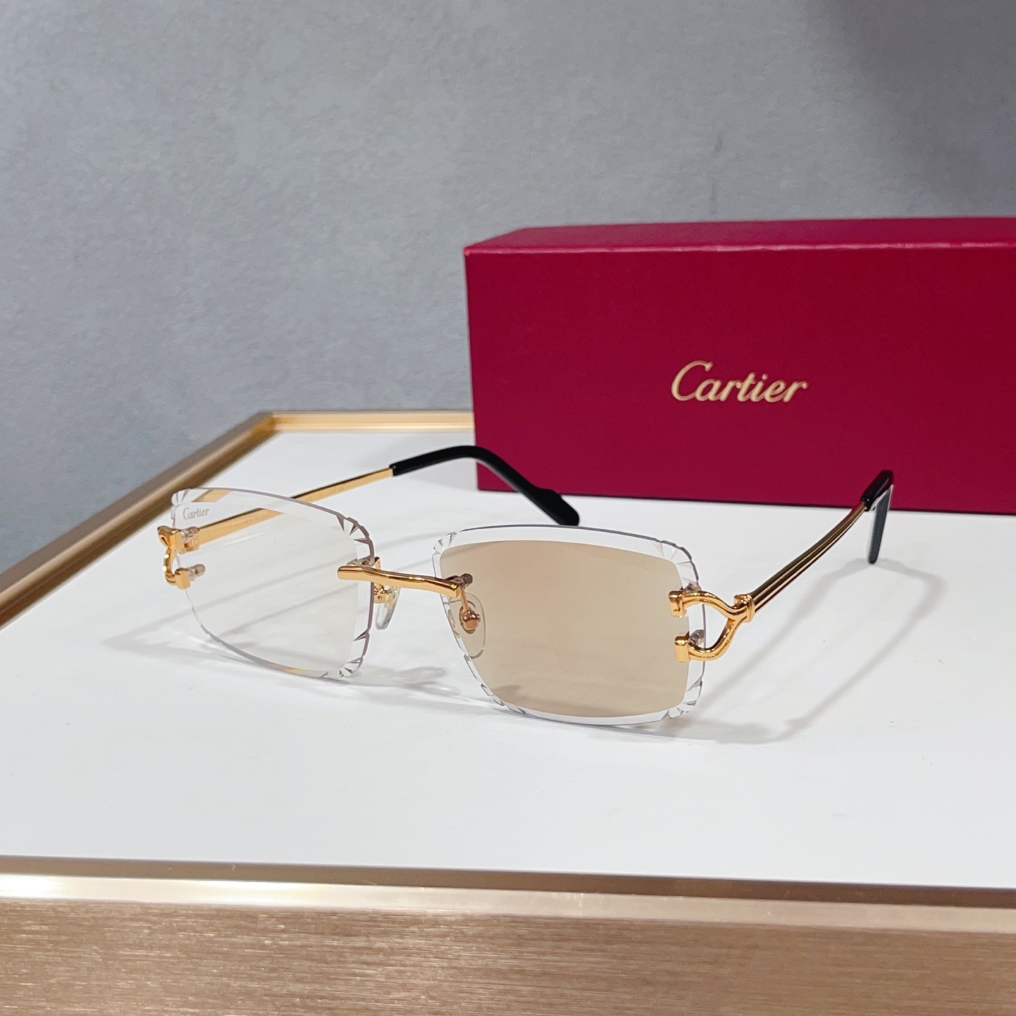 NO:951182,Cartie* MODELCT7414S SIZE: 56 mouth 16- Color-changing glasses, sunglasses, glasses, cartier19860909Cartie* MODELCT7414S SIZE:56口16- 变色眼镜墨镜太阳镜,眼镜,cartier,glasses
