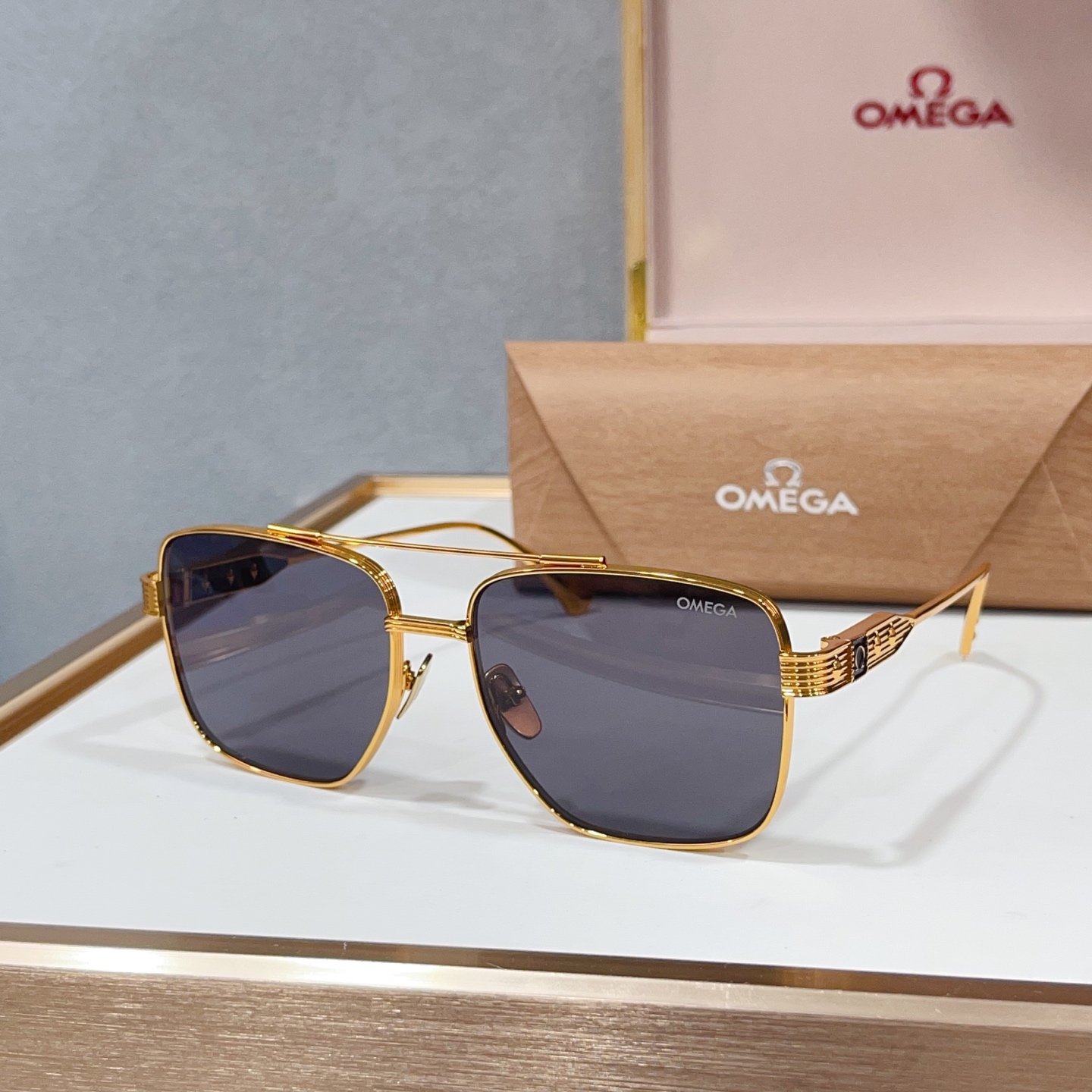 NO:951172,OMEGA MODELSS1346 SIZE58 mouth 16-18K-TITANIUM titanium glasses, sunglasses, sunglasses, glasses19860909OMEGA 奥米茄 MODELSS1346 SIZE58口16- 18K-TITANIUM 钛 眼镜墨镜太阳镜,眼镜,glasses