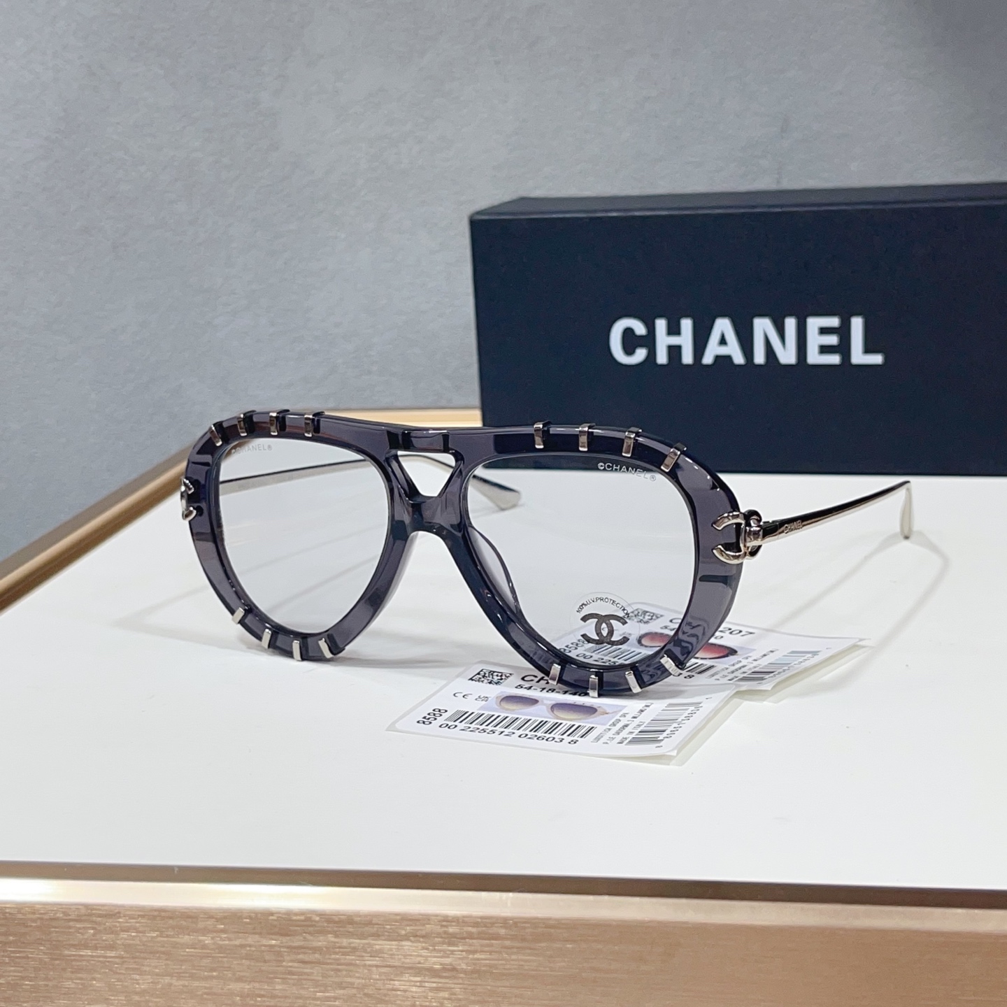 NO:953509,135CHANE* MODELCH9207 SIZE54 mouth 18- glasses, sunglasses, sunglasses, glasses, chanel19860909135CHANE* MODELCH9207 SIZE54口18- 眼镜墨镜太阳镜,眼镜,chanel,glasses