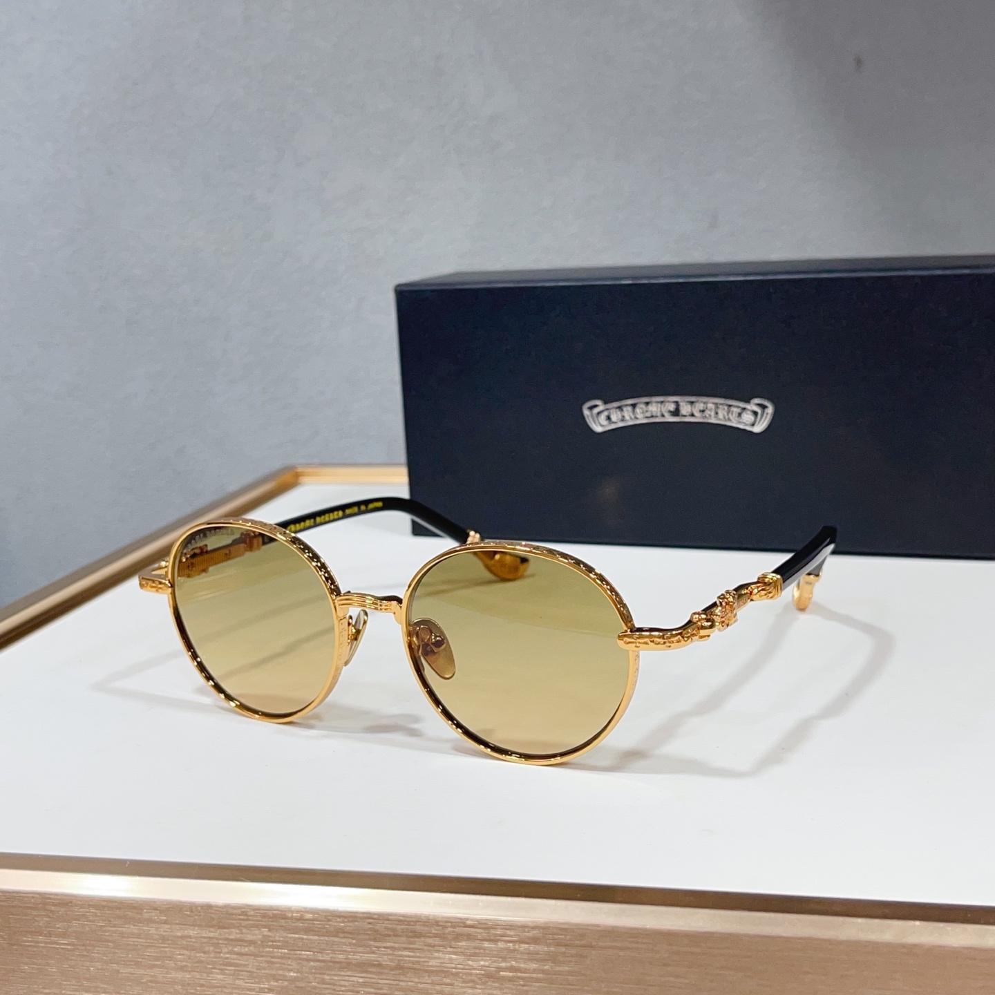 NO:953286,CHROME HEART* MODELSONU SIZE51 mouth 18- glasses, sunglasses, sunglasses, glasses, chrome hearts19860909CHROME HEART* MODELSONU SIZE51口18- 眼镜墨镜太阳镜,眼镜,chrome hearts,glasses