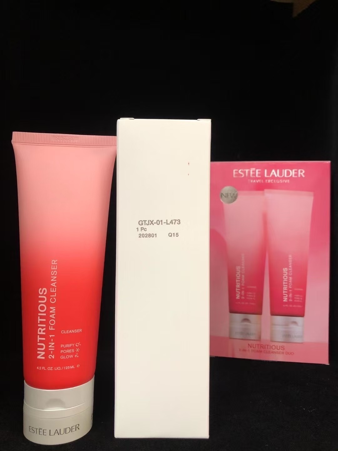 70. Nuevo set de dos limpiadores faciales Estée Lauder granada roja 🔜 ¡Alta calidad❗ 🇺🇸Estée Lauder Nuevo limpiador …